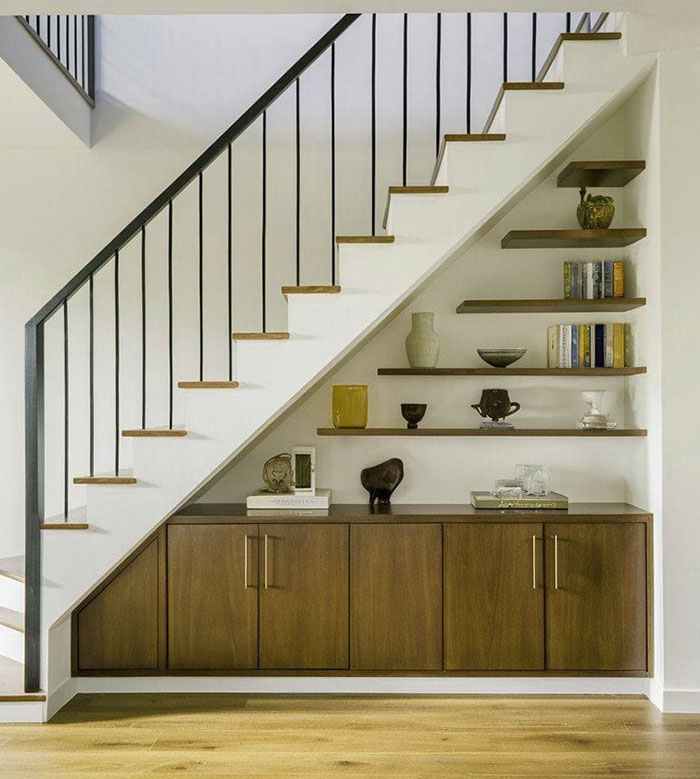 Tủ cầu thang phòng khách